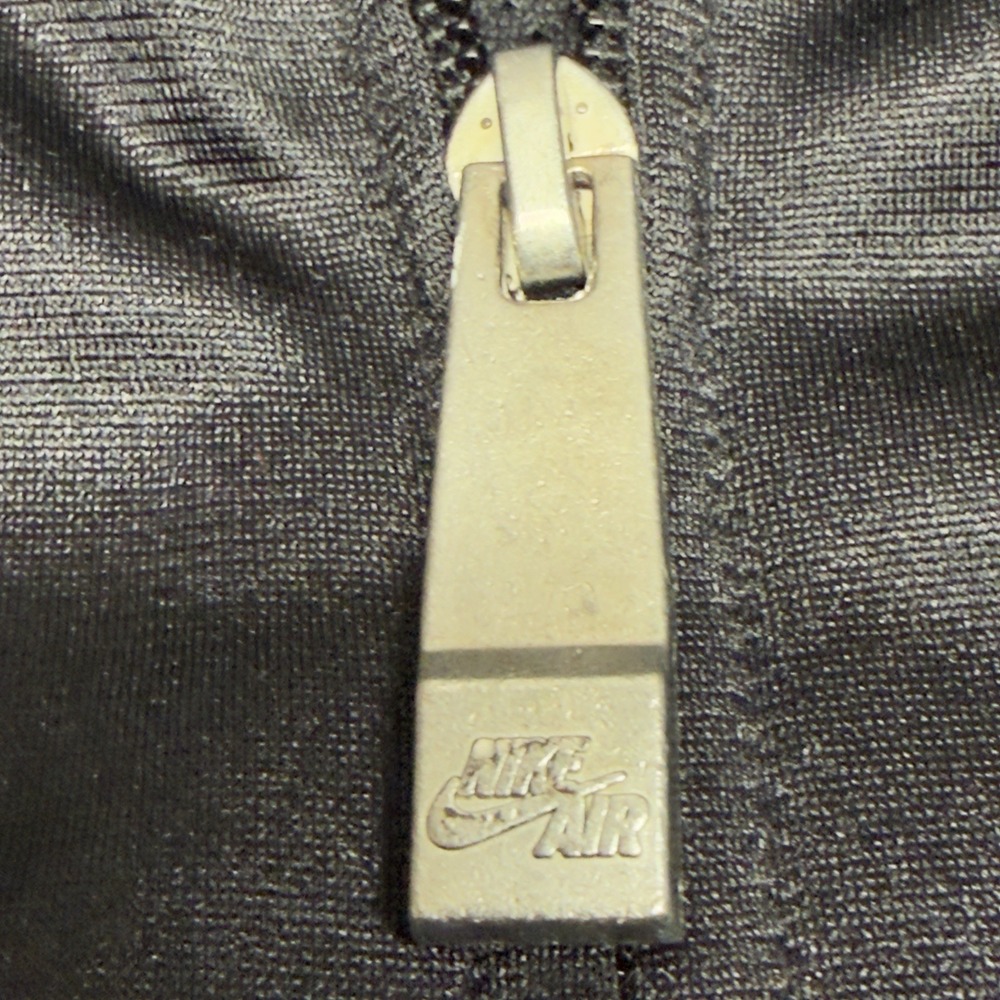 Vintage Y2K Nike Air Track Jacket Basketball Full Zip Black 2000's Men's XLT‎ - Picture 3 of 14